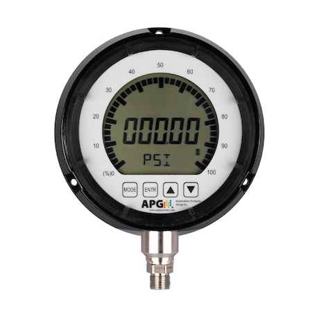 Apg Digital Pressure Gauge, Range 0-100 PSI PG10-100.00-PSIG-F0-L0-E0-C0-P0-N0-B0
